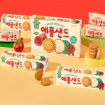 해솔 국희애플샌드 대272g 12개입 행사용 박스과자 직원간식 : 해솔가게