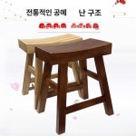 프리미엄 원목 카페 내츄럴 체어 식당 나무 앤틱 벤치 소나무 42cm 커피색 6cm A 소나무 42cm 무도장 (4cm) : 남원상점