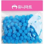 미니 폼폼이 퐁퐁 10mm 파랑 입체꾸미기 유니아트 커머스픽101 : 커머스픽101