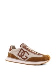 돌체앤가바나 DG CUSHION CANVAS AND SUEDE SNEAKERS CS2288/A0127 Brown 1JP12 : BELVERA
