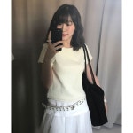 코드그라피 우먼 미니 반소매 티셔츠-버터 25K701 72Y580 : 청담 트레이드