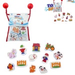 [픽셀] 물놀이장난감 욕실물놀이장난감 동물농장퍼즐 : 공칠상회