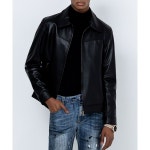 매장정품 STRIKE Panel Zip Lambskin Jacket BLACK 1136801 143358 : 하이밸런스 스토어