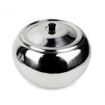 스테인리스 원형 뚜껑형 이동식 간이 화장실 성인 환자 노인 병원 가정 간병 위생 : 디노상회 DINO