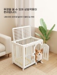 소형견 실내 강아지 하우스 케 이동식 켄넬 A. 소규모 가족용 흰색, A. 새장 : 블리스베리s