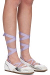 [모스키노]White Suede Mirror Effect Ballerina Flats 261720F118004 : 스포트렌드