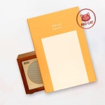 독서노트 자문자답 책읽기 기록장 북리스트 서평노트 100권용 옐로우 : 레드캣마켓