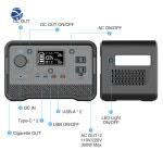 350w 휴대발전소 110v-220v 태양광 발전소 : 플루이드솔루션
