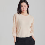 (2컬러) 피어로즈 시스루 소매 니트 풀오버 LFKTP393 : 지센 공식 스토어