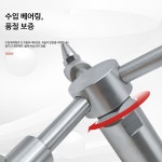산업용 회전노즐 세차장 파이프 스텐 스프레이 원형 직선 헤드 고압 A_4분 - 짧은 스타일 더블 로드 - 원통형 : 리코랩실