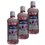 [유한양행] 유한 메디가글 순한맛 피치 입냄새제거 봉숭아맛 750ml 3개 : as전사임