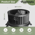 저항이 있는 PUAMRPTS AC 히터 송풍기 모터 - 캐딜락 XTS 2013-2019 쉐보레 임팔라 2014-2020 팬 # 700346 브러시리스와 호환됩니다... 