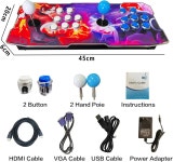 FVBADE [30000 게임 in 1] 70S 판도라 박스 미니 아케이드 콘솔 용 호환 PC & 프로젝터 TV 3D 1-4인용 더블 조이스틱 즐겨찾기 목록... 