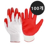 목장갑 동원 반코팅 빨강 x 100켤레 안전장갑 송원반코팅 송원베스트 안전필수품 : V1의 선물