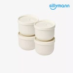 [실리만] 아이스웨이 실리콘 냉동밥용기 350ml 4p : 포란마켓