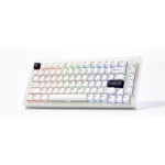 아코 5075 V3 블랙 온 화이트 게이밍 키보드 75 다중 모드 가스켓 마운트 기계식 프로그래머블 RGB 백라이트 핫스왑 프로스트 핑크 스위치... 