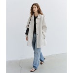 URAGO Hidden button half trench coat 1025230 : 트루태그