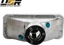 USR H4351 / H4352 밀폐형 빔 헤드라이트 - 로우 + 하이 2 x 5 변환 헤드램프 1993-1997 쉐보레 카마로 호환(유로 크리스탈 스타일 4피스 전구... 
