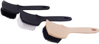 카세파 타이어 림 브러시 플라스틱+PP 길고 인체공학적인 손잡이가 있는 세차 베이지+블랙 Beige+black : Darius017