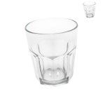 PC 팔각컵 투명 270mL 안깨지는 플라스틱 식당컵 : 팔도네이처