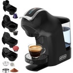 KOTLIE 5-In-1 캡슐 커피 머신 19바, 네스프레소-돌체 구스토-ESE... 머신, 1L 물탱크, 3단계 온도 조절-7단계 물량 조절 [B0G : 유로몰... 