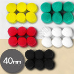 어린이만들기재료 창작활동소품 다용도 40mm 검정 : 더사슈2
