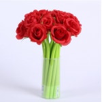 실리콘 장미 꽃 볼펜 스승의날 캐릭터 귀여운 특이한 학용품 사무용품 대량주문 단체선물 경로당 복지관 센 : 오가네go