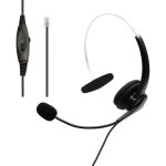 Cisco 오피스 폰용 RJ9 전화 헤드셋 노이즈 캔슬링 및 음소거 스위치 마이크 IP 폰 6851 6945 7841 79861 7945 79961 7965 8841 8945와... 