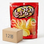 오리온 눈을감자 56g 12봉 감자칩스낵 바삭과자 단체간식 : 수수해