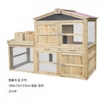 끄롱마제 모래놀이 야외 교실 원목 주방 겸 식탁 유치원 놀이터 시설 다기능 놀이기구 동물의집 : ggrong