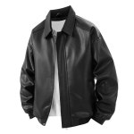 JEANSWEST 남녀공용 가죽 자켓 블랙/기본 모델 (G2471), 3XL : POIZON공식온라인스토어