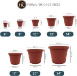 The HC Companies 더에이치씨컴퍼니즈 화분 받침 16인치 원형 플라스틱 FO : 민공칠트린카