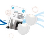 GE 수면등 10202 하프문 자동 LED 야간 조명 2개 팩 화이트 OB : 이태루인