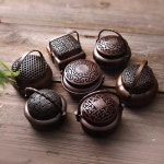 황동 가정용 향로 순동 향로가정용 분향로 향로 불교 명상 T02 만자 죽절 손난로 : 플라이몰6