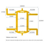 휴대용 호스 릴 원예 보관함 세차 튜브 야외 파이프 정리함 가정용 수동 도구 : 민아호