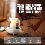 뉴 4l 듀얼 스프레이 가습기 usb 대용량 가정용 침실 사무실 무드등 가습기 안전하고 믿을 수 있다 가습 분무기 이동 사용안개량지능 : 행운주문