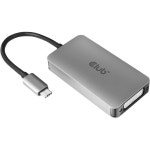 클럽3D CAC-1510-A USB 타입 C에서 듀얼 링크 DVI-D 케이블 어댑터 지원 3840x2160 30Hz 2560x1600 60Hz HDCP 꺼짐 Apple Cine... 