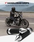 Amazicha 1인치 핸들바 그립 케이블 스로틀 컨트롤 핸드 할리 96-07 투어링 02-17 VRSC 08-13 XR 96-17 다이나(FXDLS Chrome... 