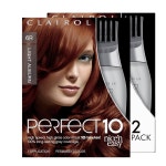 클레어롤 앤 퍼펙트 10 퍼머넌트 염색약 6R 라이트 오번 헤어 컬러 2팩 6R Light Auburn 6.67 Fl Oz (Pack of 2) : 라픽코