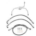 모펀 51인치 상하이압식 유압 브레이크 라인 비ABS 호환 할리 투어링 로드 글라이드 킹 19992007, 일렉트라 스트리트 19962007에 적합... 