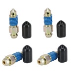 4개 세트 속도 배리더, 배리더 밸브, 브레이크 나사, 더스트 캡이 포함된 퀵 M8x1.2527mm, H94054, H94224, 105182, 639520 DH5443761... 