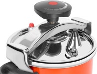 U5GAAALPPQ9 스테인리스 스틸 파스타 냄비(스트레인 뚜껑 포함) 더치 오븐 냄비 포함 수프 냄비(사이즈: 3L) () : 하은이네라