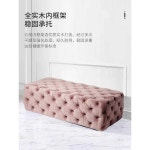 유럽풍 베드벤치 인테리어 벨벳 벤치 긴의자 침실 : 주식회사룸바이브