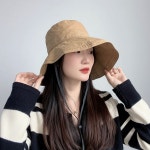 데일리 코튼 버킷 햇 벙거지 여성 버킷 햇 여름 바캉스 : 작업복여름마켓