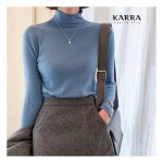 봄코디 KARRA 롤링하이넥레귤러니트_A3F0320 : 머시팩토리2호점