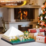 빌딩 블록 세트 - 2273PCS 스핑크스 아키텍처 미니 벽돌 키트 장난감 기자 블록의 그레이트 유명 랜드마크 컬렉션 홈 데코 210058 : 플로비크