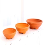 분재 토분 3개세트 가든오브제 빈티지화분 흙화분 : 이지스토어-