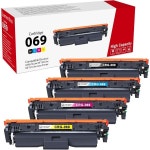 069 069H 토너 카트리지 4팩 블랙 시안 마젠타 옐로우 MF753Cdw 세트 교체용 캐논 mf753Cdw 이미지CLASS LBP674 069 Toner 4 Color... 