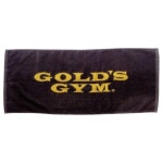 GOLDS GYM 골드짐 워크아웃 스포츠 타월 블랙 블랙 G5741 : 재팬딥스