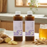 [힐링힐]지리산 산청에서 만든 도라지품은 생강진액 (400ml) X 2 : 두레상회.